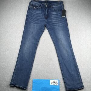 True Religion Jeans Ricky Relaxed Straight Flap Rustic Barn Wash New NWT Mens 36